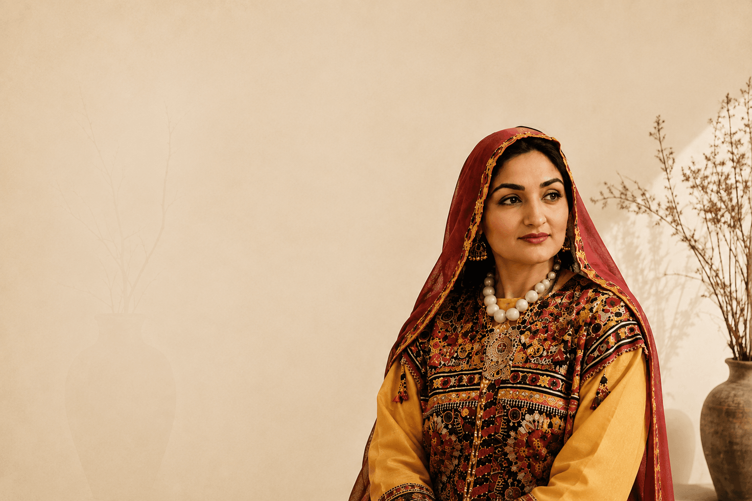 Shazia Khushk clothing editorial